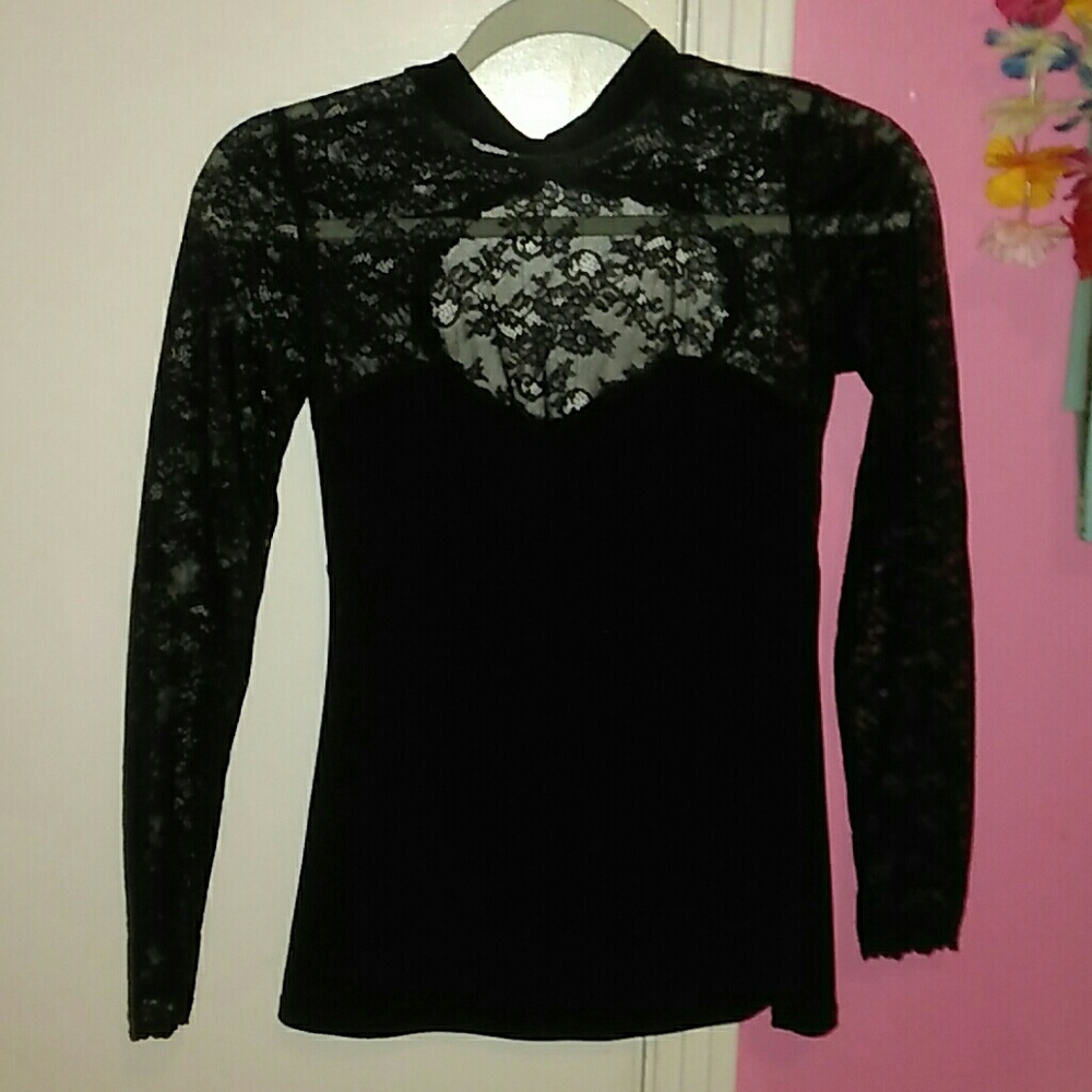 Beautiful Black Lace Top (from local boutique)